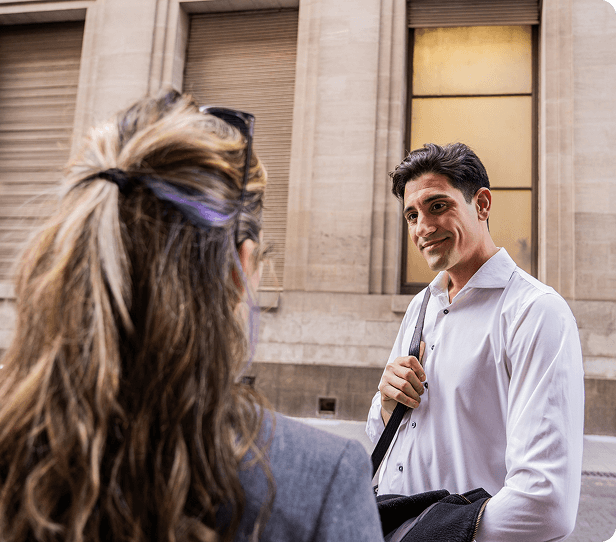 Singles connecting over coffee